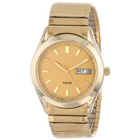 Seiko Men's SGFA02 Gold - Tone Stainless-Steel Quartz Watch
