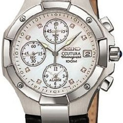Seiko Women's SNA517 Coutura Alarm Chronograph Watch