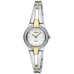 Seiko Women's SUP206 Two Tone Quartz Stainless Steel Casual Watch