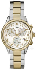 T2P409 Classic White/Yellow gold toned steel
