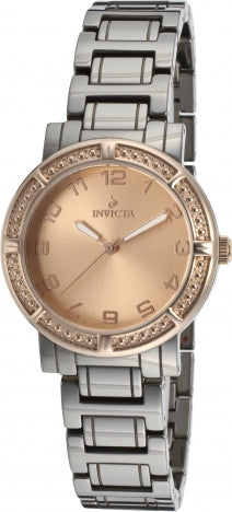 Invicta Women's 14898 Ceramic Rose Gold-Tone Dial Titanium Watch