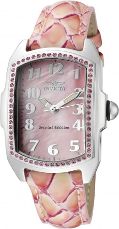Invicta Women's 10209 - Baby Lupah Pink MOP Dial Multicolor Pink Interchangeable Patent Leather Watch