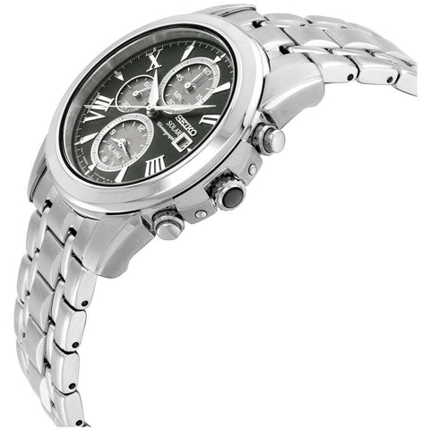 Seiko Men's SSC193 Analog Display Silver Japanese Quartz Watch