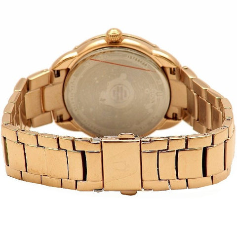 Bulova Women's 98R178 Multi-Function Dial Rose Gold Watch