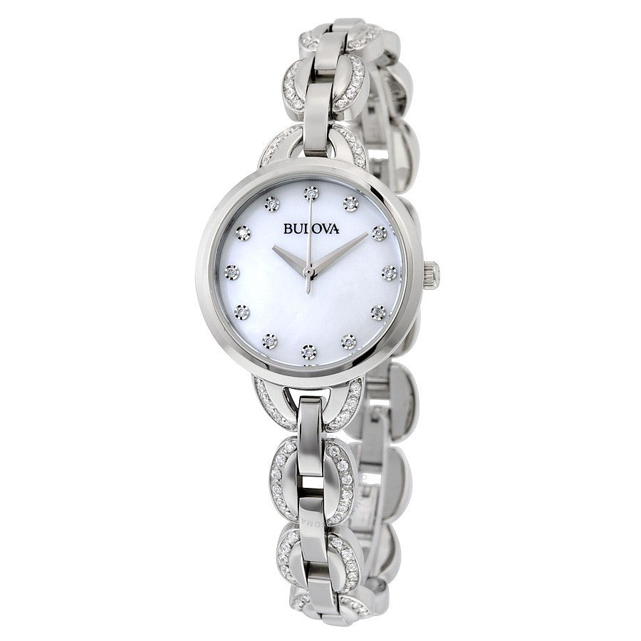 Bulova Ladies Rhapsody Diamond Quartz Bracelet Watch India | Ubuy