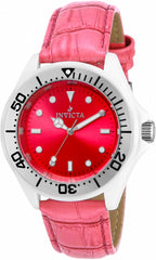 Invicta Women's 11298 Ceramic Rose Dial Rose Leather Watch