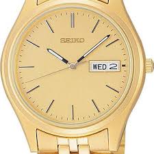 Seiko Men's SGFA02 Gold - Tone Stainless-Steel Quartz Watch