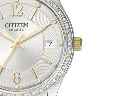 Citizen Women's EV0044-58A Two Tone Silver Swarovski Accented Quartz Watch