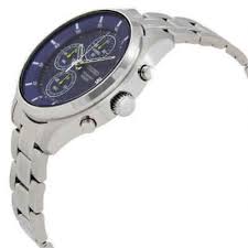 Seiko Men's SKS537 Chronograph Blue Dial Watch