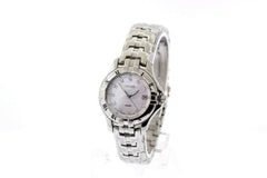 Seiko Women's SXDA31 Diamond Mother Of Pearl Dial Stainless Steel Watch
