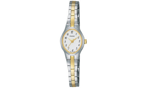 Pulsar Women's PC3281 Basic Dress Analog Display Japanese Quartz Two Tone Watch