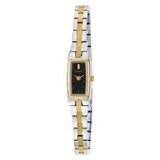 Pulsar Womens PEX508 Two-Tone Quartz Bangle Wrist Watch
