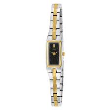 Pulsar Womens PEX508 Two-Tone Quartz Bangle Wrist Watch