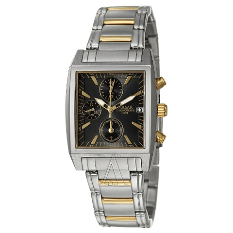 Pulsar Men's PF8145 Chronograph Two-Tone Stainless Steel Watch