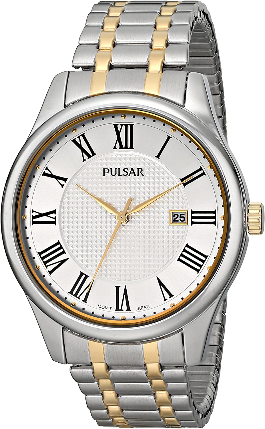 Pulsar Men's PH9041 Traditional Collection Analog Display Japanese Quartz Silver Watch