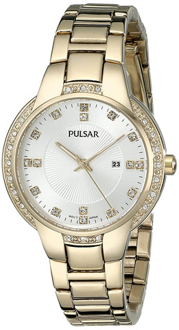 Pulsar Women's PJ2014 Analog Display Japanese Quartz Gold Watch