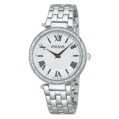 Pulsar Women's PM2125 Analog Display Japanese Quartz Silver Watch