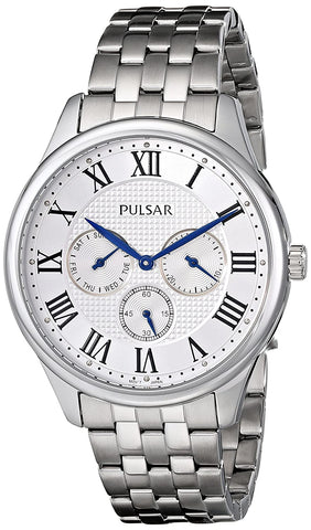 Pulsar Men's PP6169 Analog Display Japanese Quartz Silver Watch
