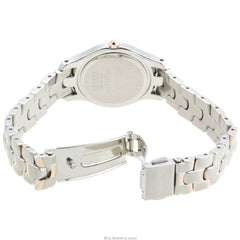 Seiko Women's SXDB76 Rose Gold Finish White Mother of Pearl Dial Dress Watch