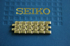 NOS SEIKO 11MM SUT118 SPARE SOLID LINKS 4 GOLD WOMANS WATCH DEPLOYMENT BRACELET