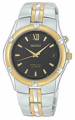 Seiko Men's SNQ068 Perpetual Calendar Two-Tone Watch