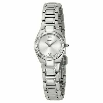 Seiko Women's SUJF09 Diamond Silver-Tone Watch