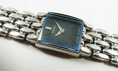 Seiko Women's SYL793 Silver-Tone Dress Blue Dial Watch