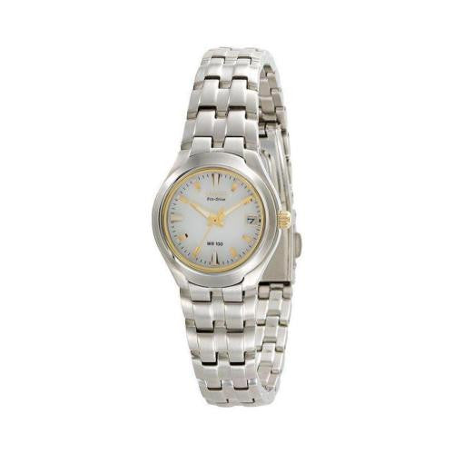 Citizen Women's EW1864-52A Eco-Drive Stainless Steel Gold Accented Watch