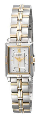 Seiko Women's SXGN46 Silver Dial Stainless Steel Two-Tone Dress Watch