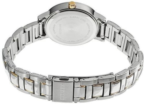 Citizen Women's EL3044-54d Mother of Pearl Two Tone Swarovski Watch