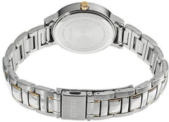 Citizen Women's EL3044-54d Mother of Pearl Two Tone Swarovski Watch