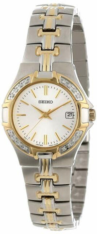 Seiko Women's SXDA42 Diamond Two-Tone Watch