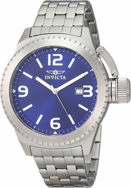 Invicta Men's 0988 Corduba Blue Dial Stainless Steel Watch