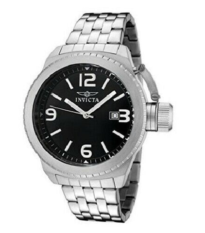 Invicta Men's 0987 Corduba Black Dial Stainless Steel Watch