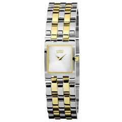 Citizen Women's EX1304-51A Eco-Drive Jolie Rectangle Case Two Tone Watch