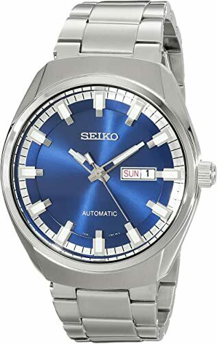 Seiko Men's SNKN41 Analog Display - Automatic Silver Auto Wind Watch