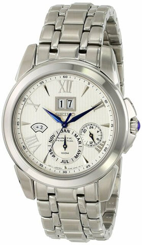 Seiko Men's SNPO65 Kinetic Perpetual Calendar Watch