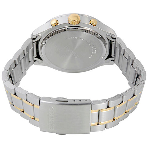 Seiko Men's SKS589 Chronograph White Dial Watch