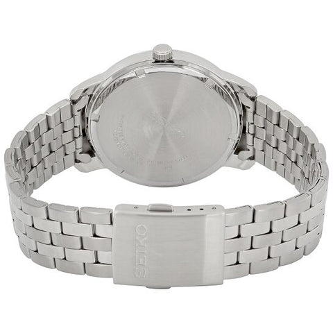 Seiko Men's SUR261 Silver Stainless-Steel Japanese Quartz Fashion Watch