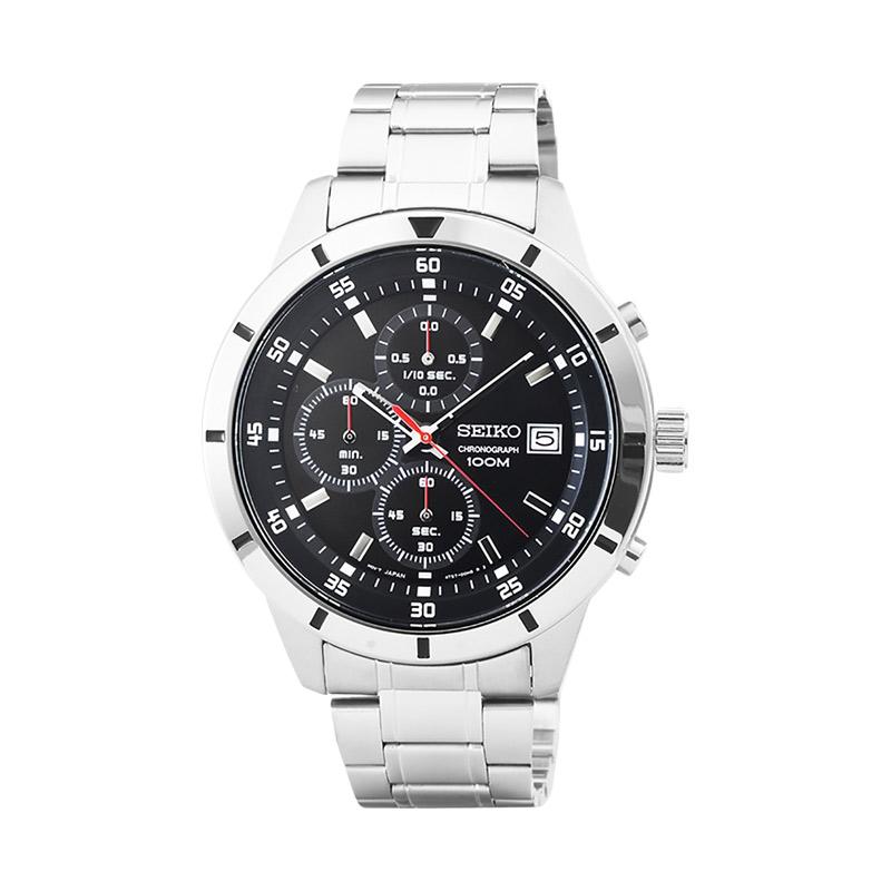 Seiko Men's SKS561 Chronograph Black Dial Watch