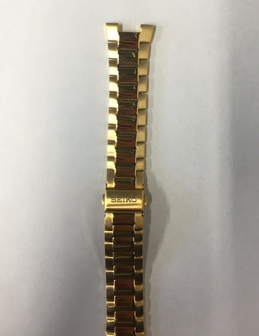 Seiko SGEA44 Gold Tone Stainless Steel Band Replacement