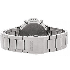 Seiko Men's SSC281 Analog Display Silver Japanese Quartz Watch