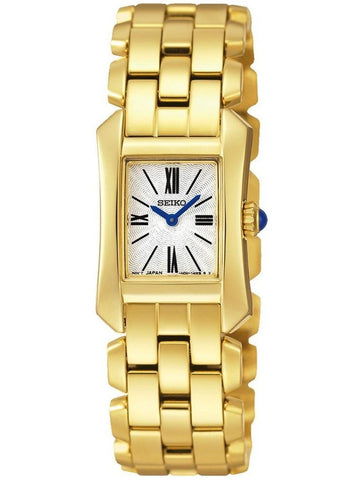 Seiko Women's regular SUJG72 Gold Steel Bracelet & Case Hardlex