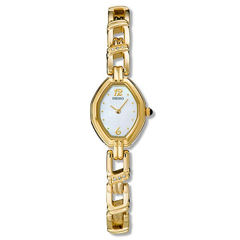 Seiko Women's SUJD28 Gold-Tone Diamond Accent Watch