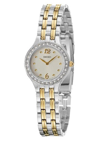 Seiko Women's SUJG29 Quartz White Dial Stainless Steel Watch