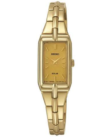 Seiko Women's SUP276 Analog Display Analog Quartz Gold Watch