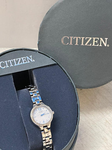 Citizen Women's EK1080-66A Silver-Stone Swarovski Crystals Stainless Steel Watch