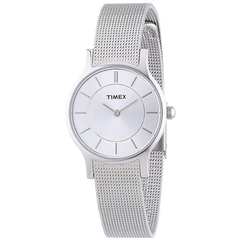 Timex T2P167 Ladies PREMIUM Silver Watch