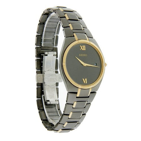 Seiko Men's SKP310 Dress Black Ion Watch